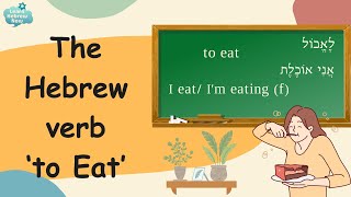 Easy Hebrew Lesson For Beginners | Learn Hebrew Verbs Conjugation With The Hebrew Verb 'To Eat'