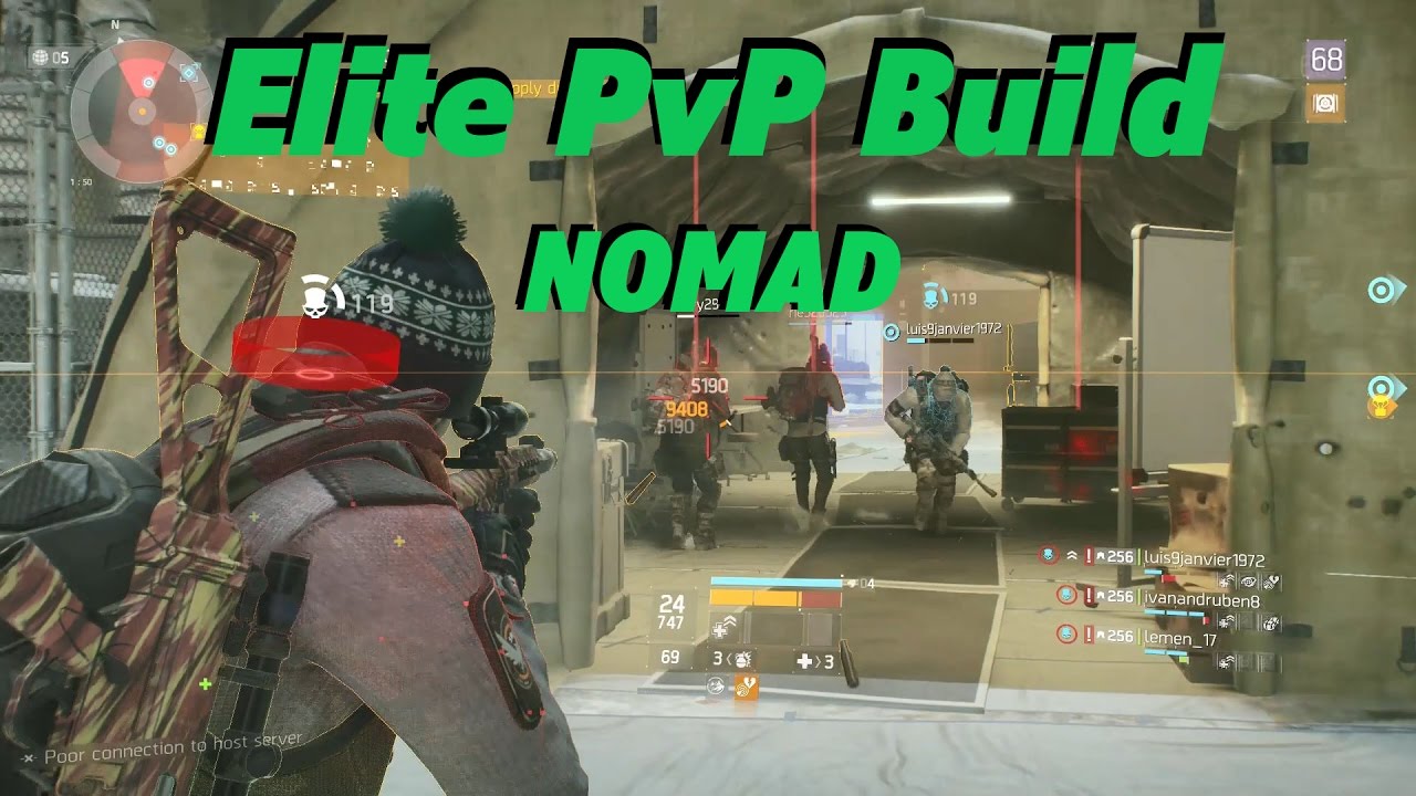 Nomad 1.5 Elite PvP Build (The Division) Gameplay - YouTube