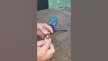 Testando a resistência da sonda lambda