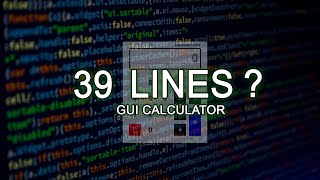 Python Calculator 39 Lines of code