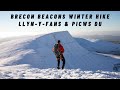 Winter hiking in the Brecon Beacons | a visit to Llyn-y-Fan Fach in the Black Mountain Range