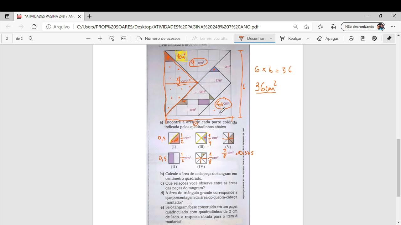 PROF. VANDERLEY AC - MATEMÁTICA: # TANGRAM