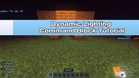 How to make Dynamic Lighting In Minecraft for Free!! (Command Block Tutorial)