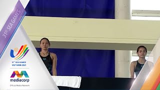 The BEST of Women's Synchro 10m Platform Final as Malaysia reigned supreme | Diving | SEA Games 2021