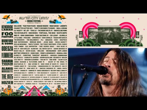 The Foo Fighters, The Mars Volta and more to perform at 2023 ‘Austin City Limits Music Festival‘