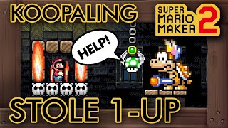 Super Mario Maker 2 - Koopaling Stole Mario's 1-UP