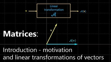 2.1 Matrices Intro - #02 Matrices: What are they? Motivation and Essence (Special)