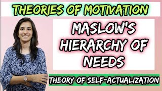 Maslow's Hierarchy of Needs | Theory of Self Actualization | B.Ed./M.Ed./M.A. Education | By Ravina