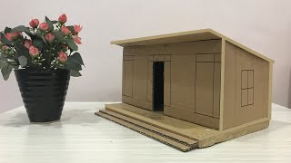DIY How To Make Cardboard Cabin Home