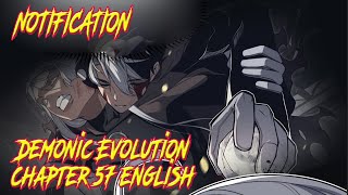 Demonic Evolution Chapter 57 English Notification