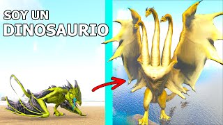 SOY GHIDORAH! LA HISTORIA DEL PEQUEÑO DINOSAURIO DRAGON! Evoluciono en Kaiju ARK Soy un Dinosaurio screenshot 4