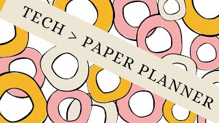 why I stopped using a paper planner