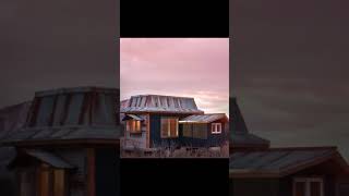 Unique Mountain Mansard Tiny House Built With Reclaimed Building Materials #Shorts