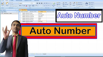 How to control auto number including text and number both in ms access in hindi and english