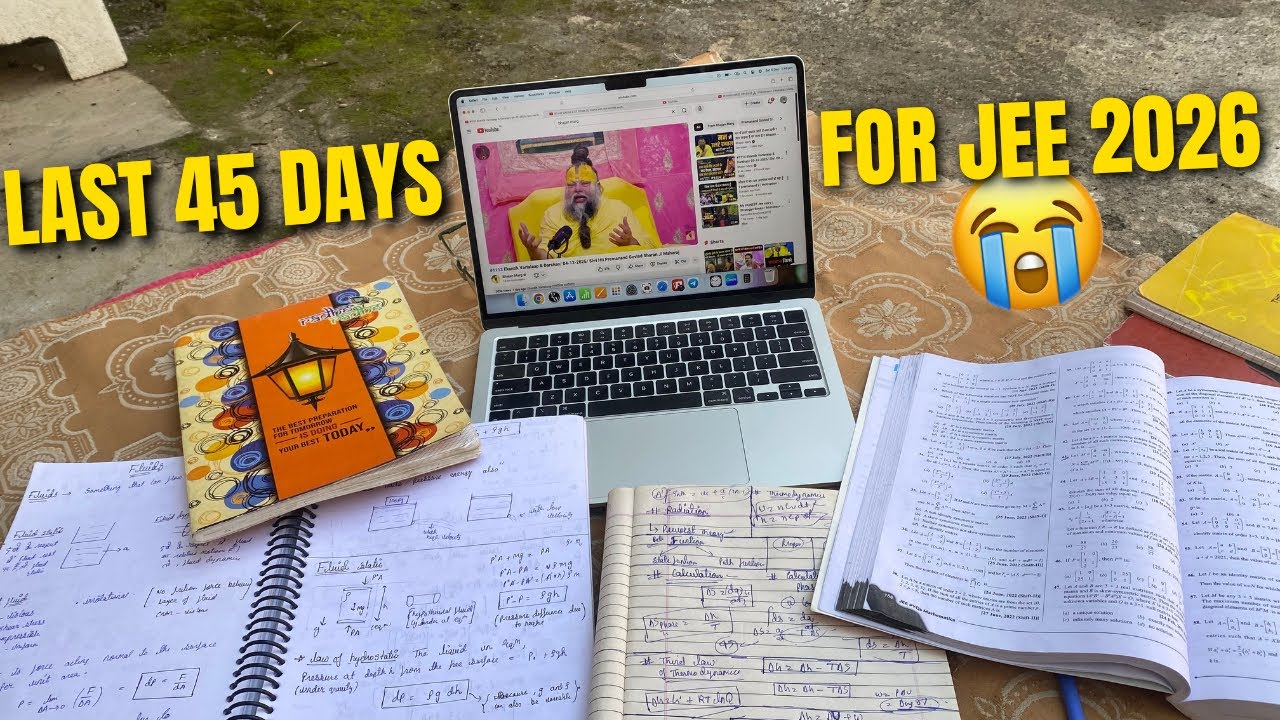 💀 last 45 days for jee mains 2026 - YouTube