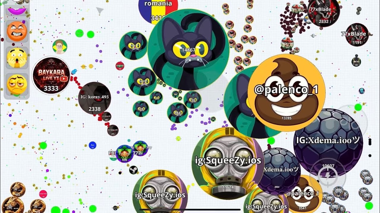 CRAZY FIGHT VS TEAMS WITH 👑WoW👑 (AGAR.IO MOBILE)