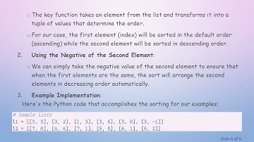 How to Sort Lists in Python by Multiple Conditions