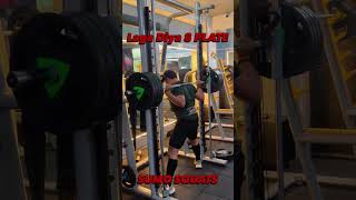 #fitness #motivation #gym 8 PLATE SQUATS