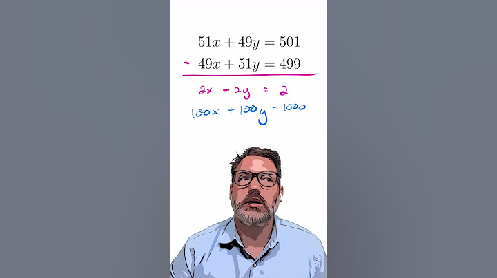 The Neat Shortcut Hidden in This System of Equations