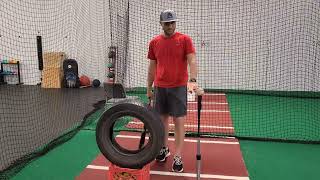 Challenging Tire Drill To Help Hit More Line Drives | How To Avoid Dumping The Barrel
