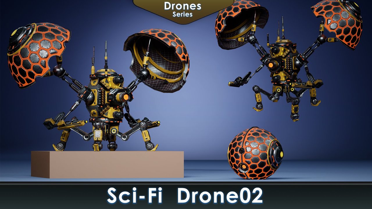 Preview: Sci-Fi Drone 02 - YouTube