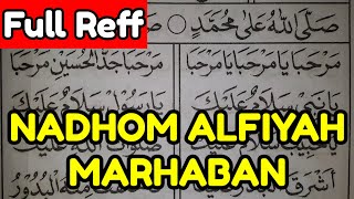 NADHOM ALFIYAH Versi MARHABAN ~ MAHALLUL QIYAM TERMUDAH| Belajar DERESAN Lagu Dibaan SHOLAWAT DIBA'I