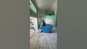 Tile removal with the terminator floor scraper #satisfying #asmr #machine #powertools #2024 #team
