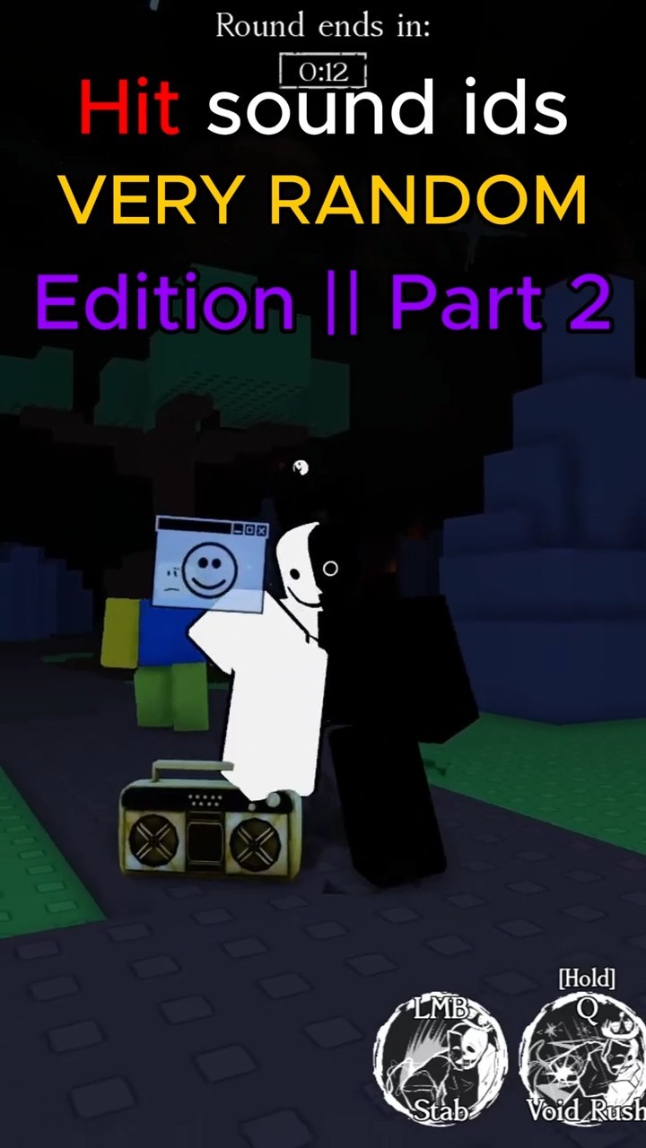 Hit sound ids VERY RANDOM edition Part 2 || Forsaken #roblox