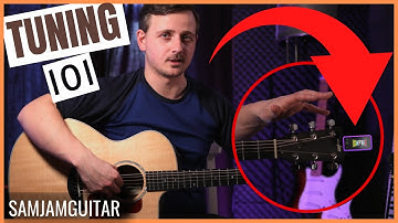 Hoe je een gitaar stemt met een clip-on tuner 👍 Voor beginners