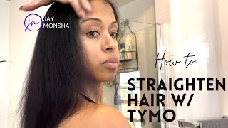 How to: Straighten Hair using TYMO