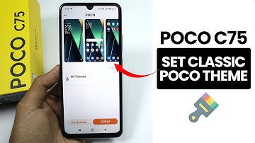 Set Classic Poco Theme in Poco C75 - Apply Default Theme