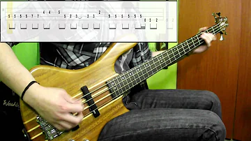 Bon Jovi - Livin' On A Prayer (Bass Cover) (Play Along Tabs In Video)