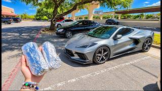POV: Taco Run in a LOUD C8 Corvette