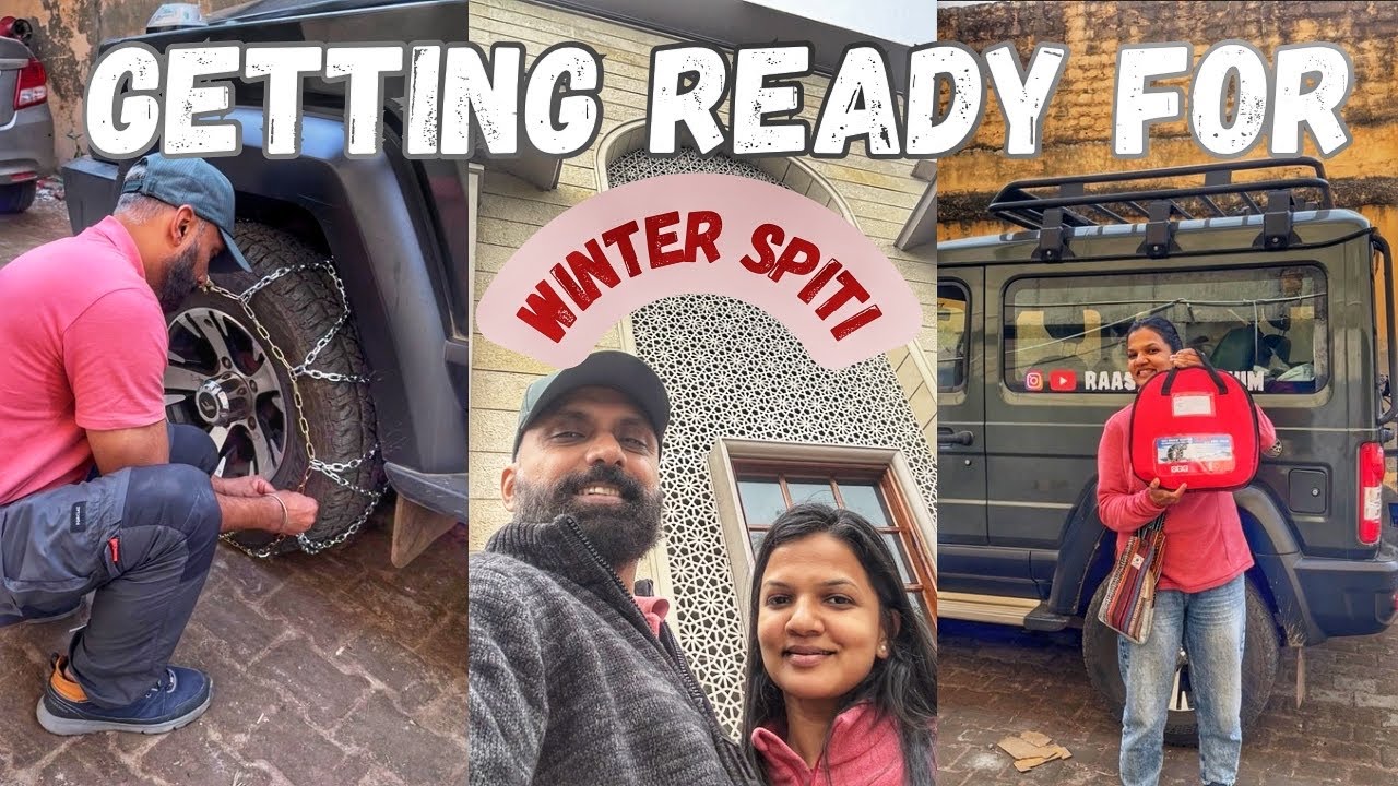 Winter Spiti Prep Begins! ❄️ Gurugram to Solan via Chandigarh | Snow Chains for Our Force Gurkha