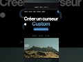 Arrête d'utiliser le curseur par défaut, fais ça à la place ! #framer #tutoriel #astuce #nocode