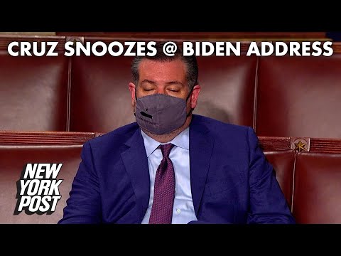 Ted Cruz caught ‘falling asleep’ during President Biden’s speech to Congress | New York Post