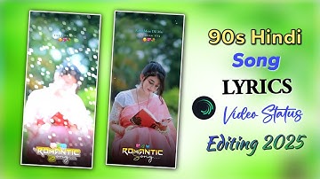 Old Hindi Song Lyrics Status Video Editing Alight Motion || Hindi Song Alight Motion Video Editing
