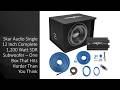 Skar Audio Single 12 Inch Complete 1,200 Watt SDR Subwoofer– One Box That Hits Harder Than You Think