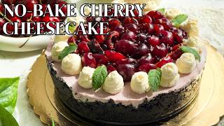 No-Bake Cherry Cheesecake