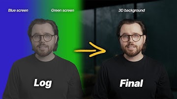Chroma key log footage: Combine keys, light wrap, and color management in DaVinci Resolve Fusion