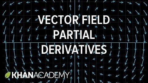 Partial derivatives of vector fields