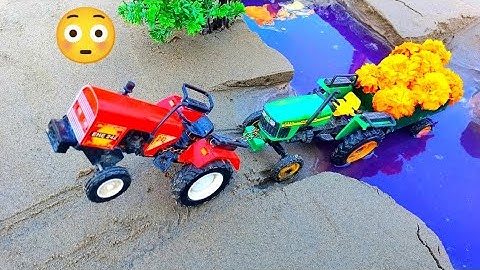 Diy tractor stuck in mud Mini science project ||Part - 50|| Tractor video || @Top Mini Loading
