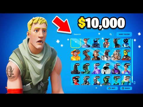 I Spent $10,000 Upgrading A Poor Defaults Fortnite Account!
