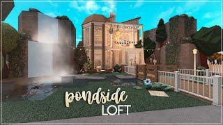 pondside loft - bloxburg speedbuild - nixilia by nixilia 1,520 views 1 year ago 50 minutes