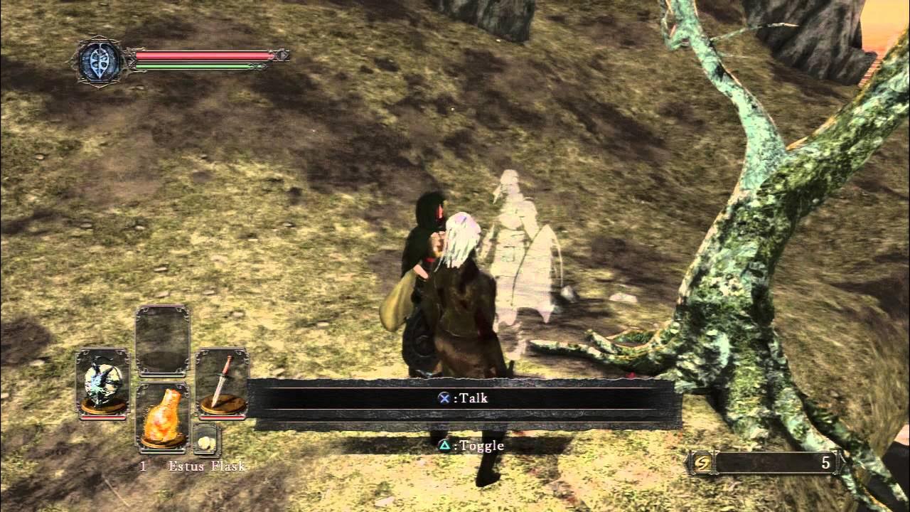 Dark Souls II Majula Estus Flask Shard Located Near Well, Upgrade at