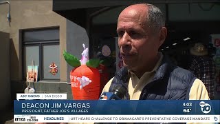 Father Joe's Villages serves meals to the poor on Pope Francis' passing