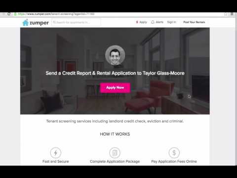 How to screen tenants (credit report and background checks)