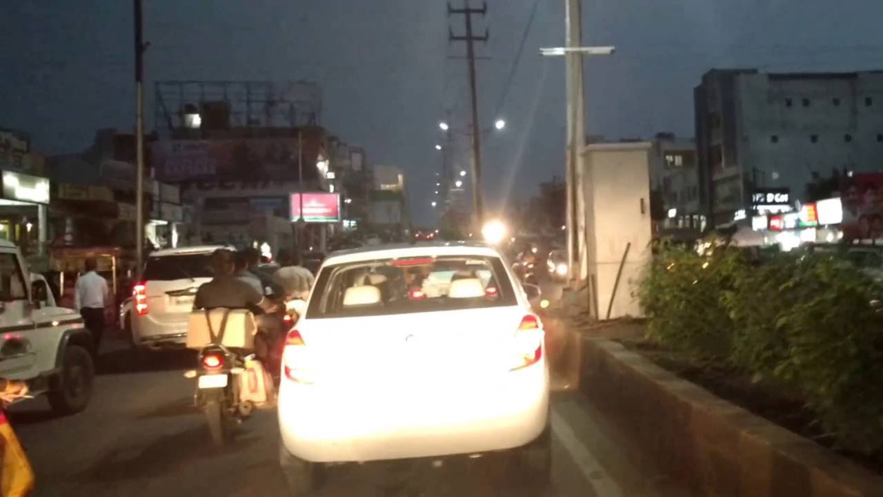 Kolar Road Bhopal traffic position in evening YouTube