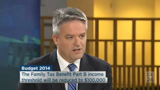 Mathias Cormann speaks to ABC News 24