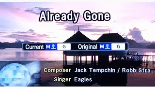 Video thumbnail of "ALREADY GONE Eagles 🎵Karaoke Version🎵"